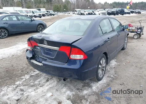 2010 Honda Civic Ex-L from USA, damaged, VIN 2HGFA1F96AH545671